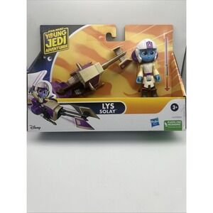 Star Wars Young Jedi Adventures‎ Lys Solay and Speeder Bike Vehicle Set Hasbro